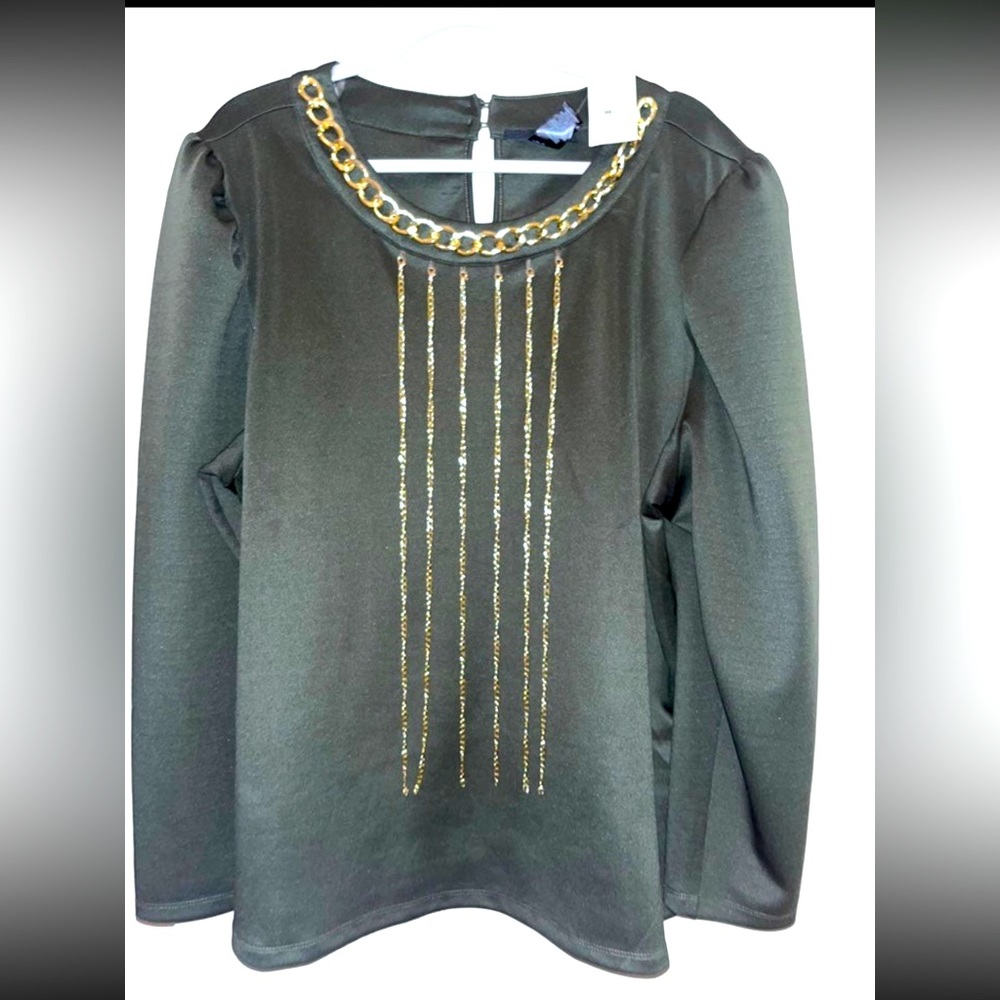 Plus Size Hunter Green Top